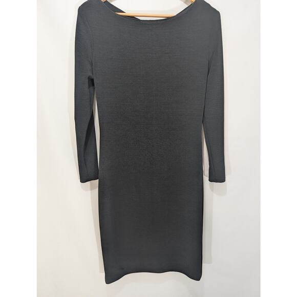 Vintage Gina Brooks Black Rhinestone Key Bow Dress Size 12 - Picture 6 of 7